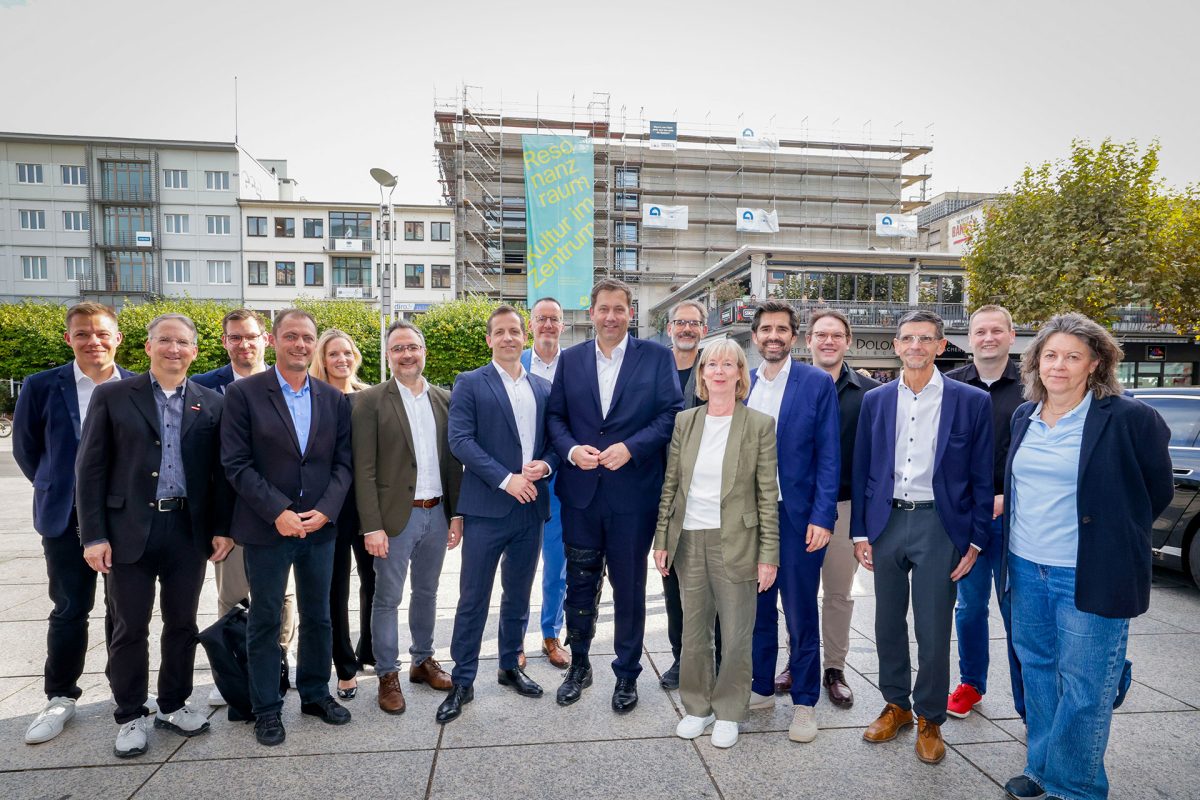 Anna-Seghers-Bibliothek: Vizekanzler besichtigt Mainzer Neubauprojekt